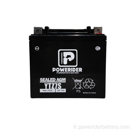 12V 5AH YTZ7S Batterie de démarrage du moteur scellé